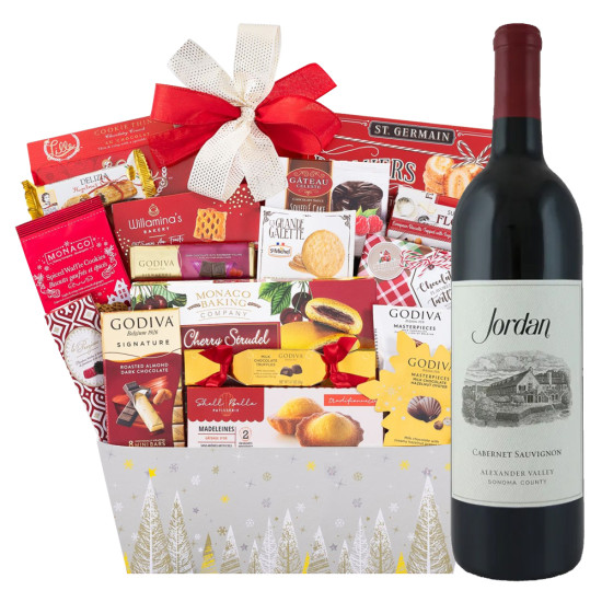 Jordan cabernet sauvignon and Godiva Gift Basket Jordan cabernet sauvignon and Godiva Gift Basket