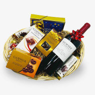 Hewitt Cabernet Wine with Godiva Chocolate Gift Basket