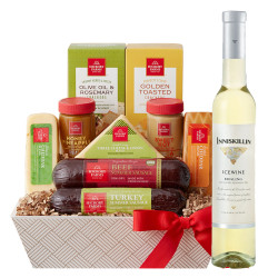 Inniskillin Riesling Icewine And Cheese Gift Basket Inniskillin Riesling Icewine And Cheese Gift Basket