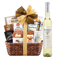 Inniskillin Riesling Icewine and Bon Appetit Gourmet Gift Basket