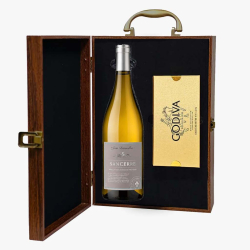 Jean Beauvillon Sancerre White Wine and Godiva Chocolate Gift Set