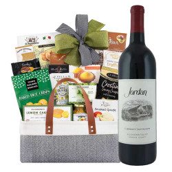 Jordan Cabernet Sauvignon Alexander Valley Red Wine Gift Basket Jordan Cabernet Sauvignon Alexander Valley Red Wine Gift Basket