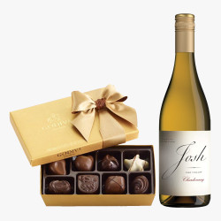 Josh Cellars Chardonnay Wine & Godiva Chocolate Gift Set Josh Cellars Chardonnay Wine & Godiva Chocolate Gift Set