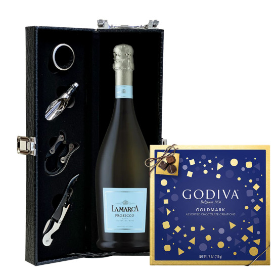 La Marca Prosecco And Chocolate Gift Box La Marca Prosecco And Chocolate Gift Box