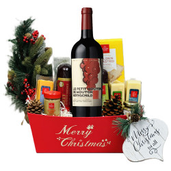 Merry Christmas Le Petit Mouton de Mouton Rothschild Wine Gift Basket Merry Christmas Le Petit Mouton de Mouton Rothschild Wine Gift Basket
