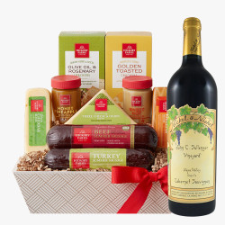Nickel & Nickel John C Napa Valley Wine And Cheese Gift Basket