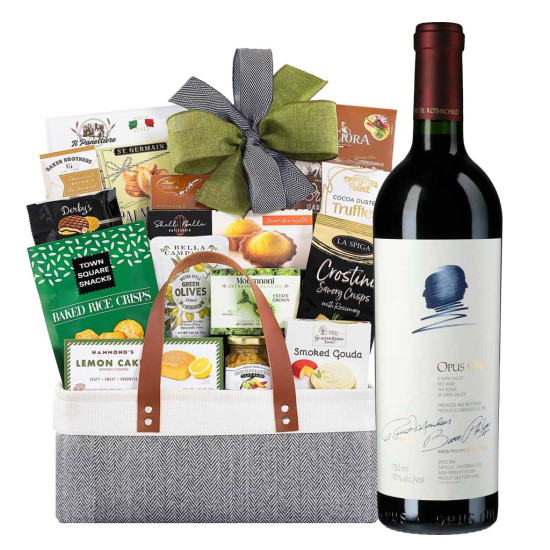 Opus One Wine & Gourmet Delight Gift Basket Opus One Wine & Gourmet Delight Gift Basket