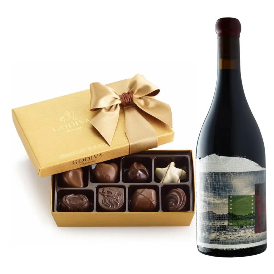 Orin Swift 8 Years in the Desert Wine And Godiva 8 pc Gift Box Orin Swift 8 Years in the Desert Wine And Godiva 8 pc Gift Box