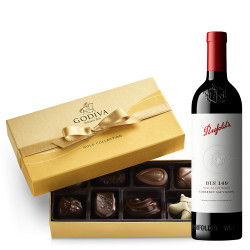 Penfolds Bin 149 With 8 PC Godiva Chocolate Gift Box Penfolds Bin 149 With 8 PC Godiva Chocolate Gift Box