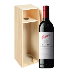 Penfolds Bin 407 Cabernet Sauvignon Wine Wooden Gift Box Penfolds Bin 407 Cabernet Sauvignon Wine Wooden Gift Box