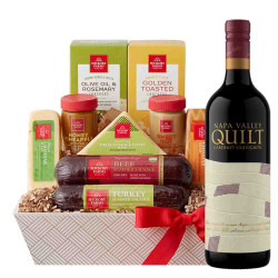 Quilt Cabernet Sauvignon Napa Valley Wine And Cheese Gift Basket Quilt Cabernet Sauvignon Napa Valley Wine And Cheese Gift Basket
