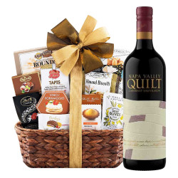 Quilt Cabernet Sauvignon Napa Valley Wine And Bon Appetit Gift Basket Quilt Cabernet Sauvignon Napa Valley Wine And Bon Appetit Gift Basket