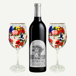 Silver Oak Alexander Valley And Red Wine Glasses Set Silver Oak Alexander Valley And Red Wine Glasses Set