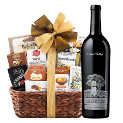 Silver Oak Napa Valley Wine and Bon Appetit Gift Basket Silver Oak Napa Valley Wine and Bon Appetit Gift Basket
