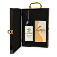Stags Leap 'Artemis' Cabernet & Godiva Chocolate Wooden Gift Box