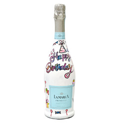 Hand-Painted La Marca Prosecco Birthday Edition Hand-Painted La Marca Prosecco Birthday Edition