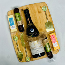 Housewarming French Wine & Charcuterie Board Gift Set
