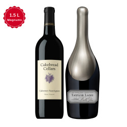California Wine Gift Set Magnum Bottles (Cakebread Cellars + Belle Glos)