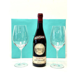 Bertani Amarone and Tiffany Wine Glasses Gift Set Bertani Amarone and Tiffany Wine Glasses Gift Set