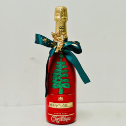 Hand-Painted Piper-Heidsieck Cuvée Brut Christmas Champagne Gift Hand-Painted Piper-Heidsieck Cuvée Brut Christmas Champagne Gift