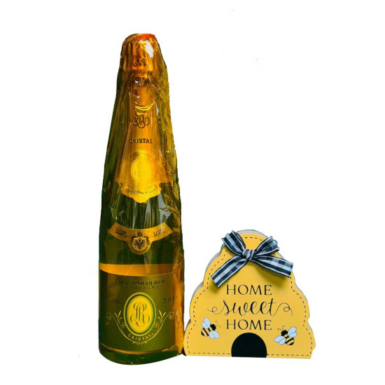 Louis Roederer Cristal Champagne Housewarming Gift Set Louis Roederer Cristal Champagne Housewarming Gift Set