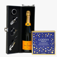 Veuve Clicquot Champagne and 9 Pieces Godiva Chocolate Gift Set Veuve Clicquot Champagne and 9 Pieces Godiva Chocolate Gift Set
