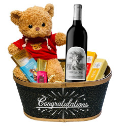 Silver Oak Cabernet Congratulations Gift Basket Silver Oak Cabernet Congratulations Gift Basket
