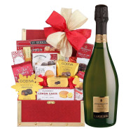 Lamberti Prosecco and Golden Gift Basket Lamberti Prosecco and Golden Gift Basket