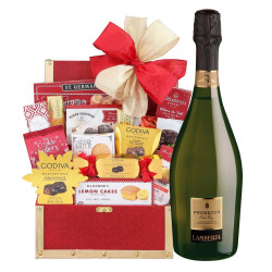 Lamberti Prosecco and Golden Gift Basket Lamberti Prosecco and Golden Gift Basket