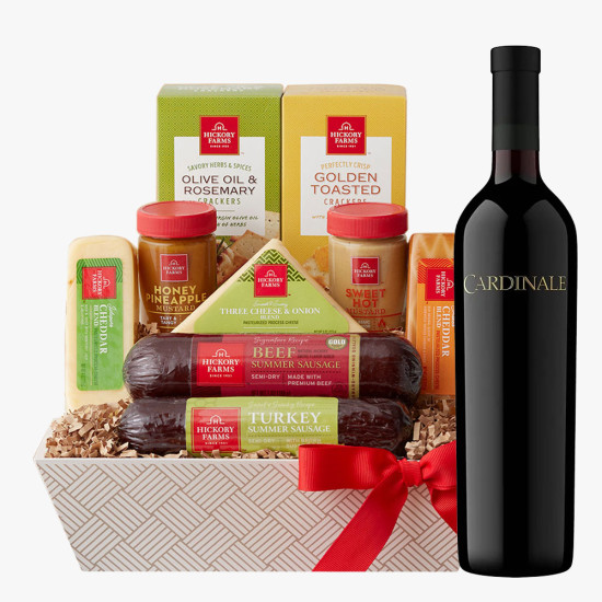 Cardinale Napa Valley Cabernet Sauvignon Wine & Cheese Gift Basket Cardinale Napa Valley Cabernet Sauvignon Wine & Cheese Gift Basket
