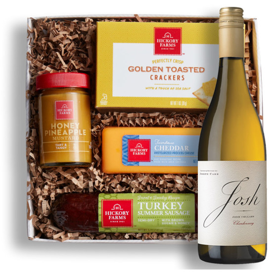 Josh Cellars Chardonnay and Cheese Gift Basket Josh Cellars Chardonnay and Cheese Gift Basket