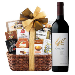 Overture Napa Valley Wine And Bon Appetit Gourmet Gift Basket Overture Napa Valley Wine And Bon Appetit Gourmet Gift Basket