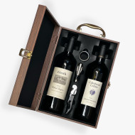 Napa Valley Cabernet Wine Wooden Gift Box (Groth + Cakebread) Napa Valley Cabernet Wine Wooden Gift Box (Groth + Cakebread)