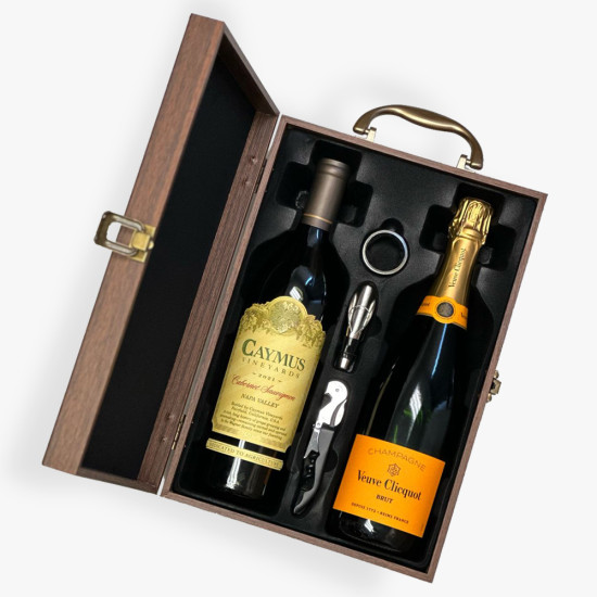Veuve Clicquot Brut & Caymus Wine Gift Box Veuve Clicquot Brut & Caymus Wine Gift Box